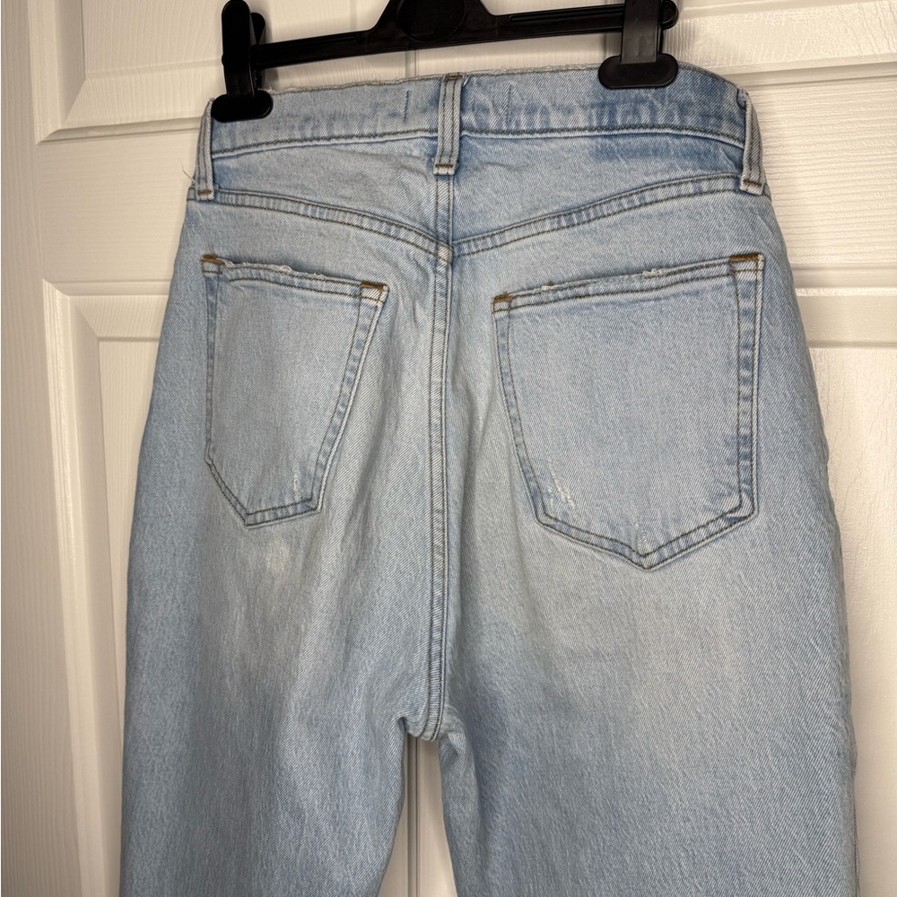 Abercrombie Curve Love 90s Straight Ultra High Rise Jeans w/ Slit - Size 29/8R - Picture 10 of 11
